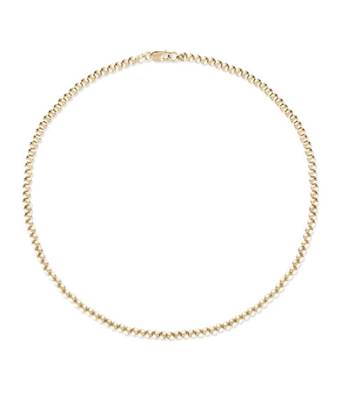 2mm Gold Ball Anklet